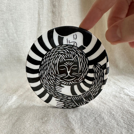 Stripes & Black Cat No1