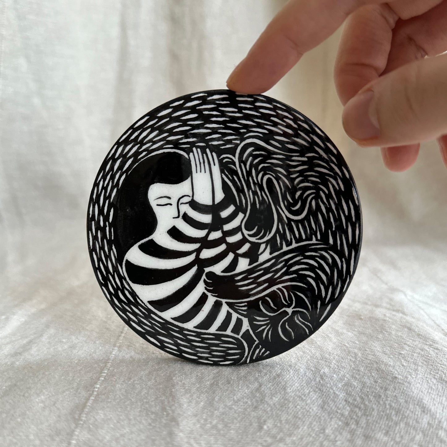 Stripes & Black Cat No.2