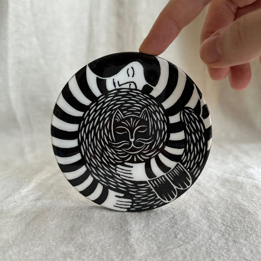 Stripes & Black Cat No1